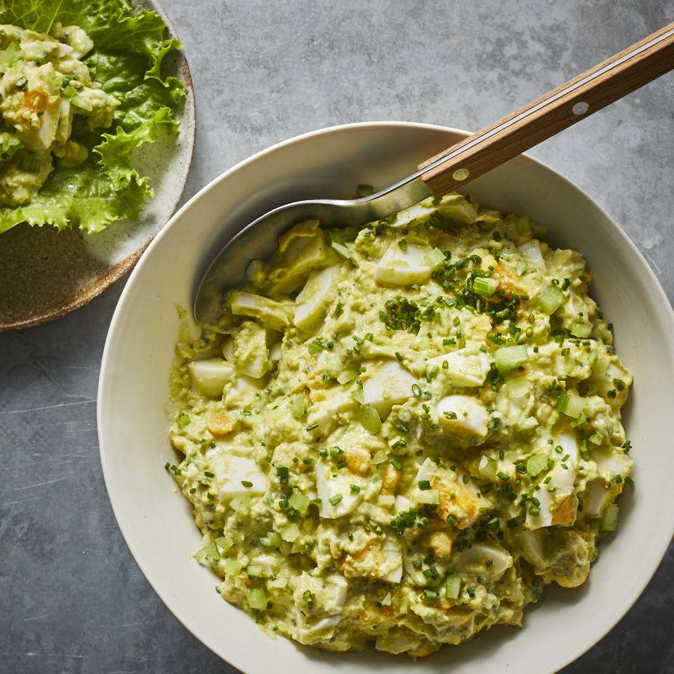 keto avocado egg salad