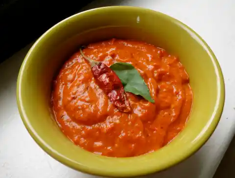 keto red bell pepper chutney